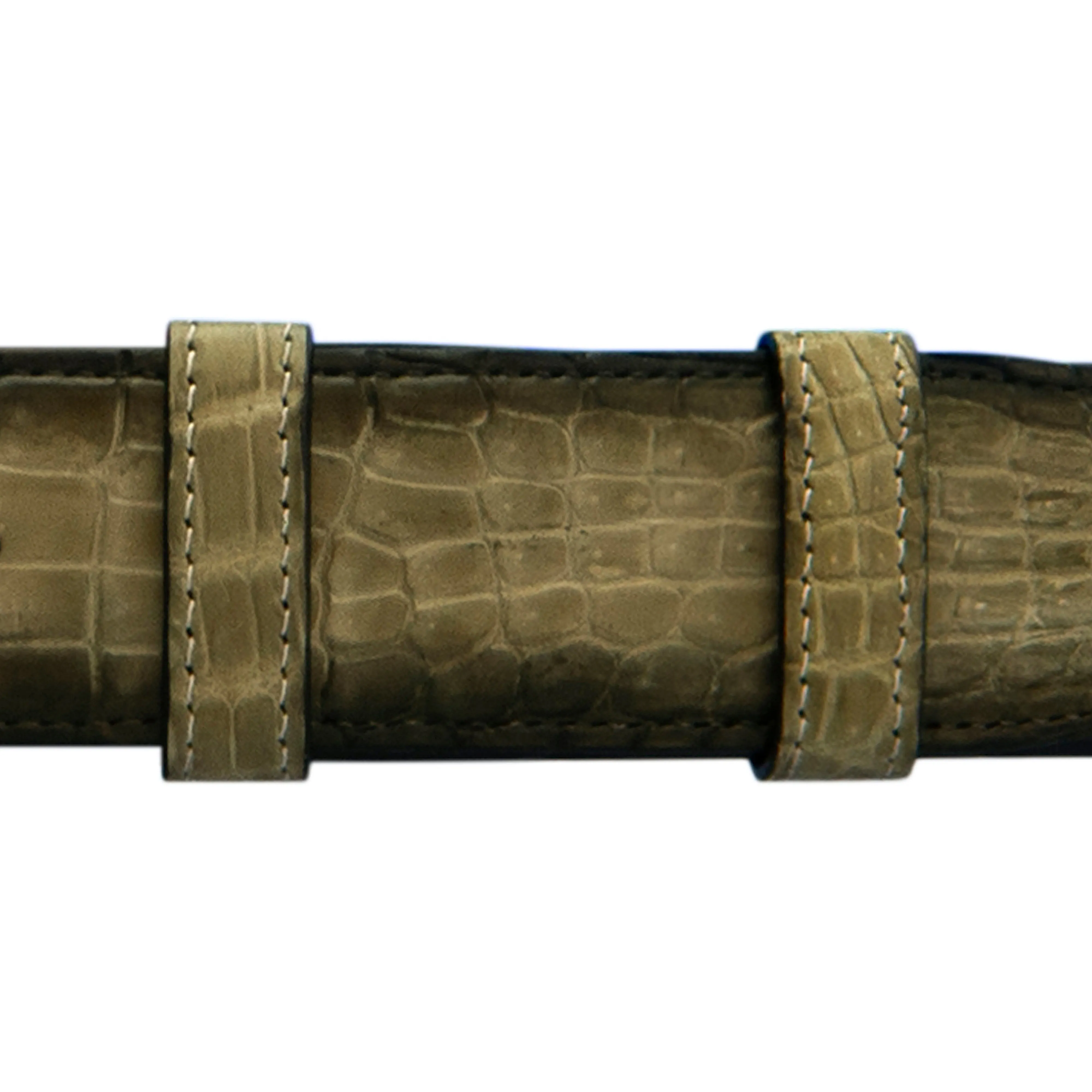 1 1/2" Peanut Patina Belt with Crawford Casual Buckle in Brass