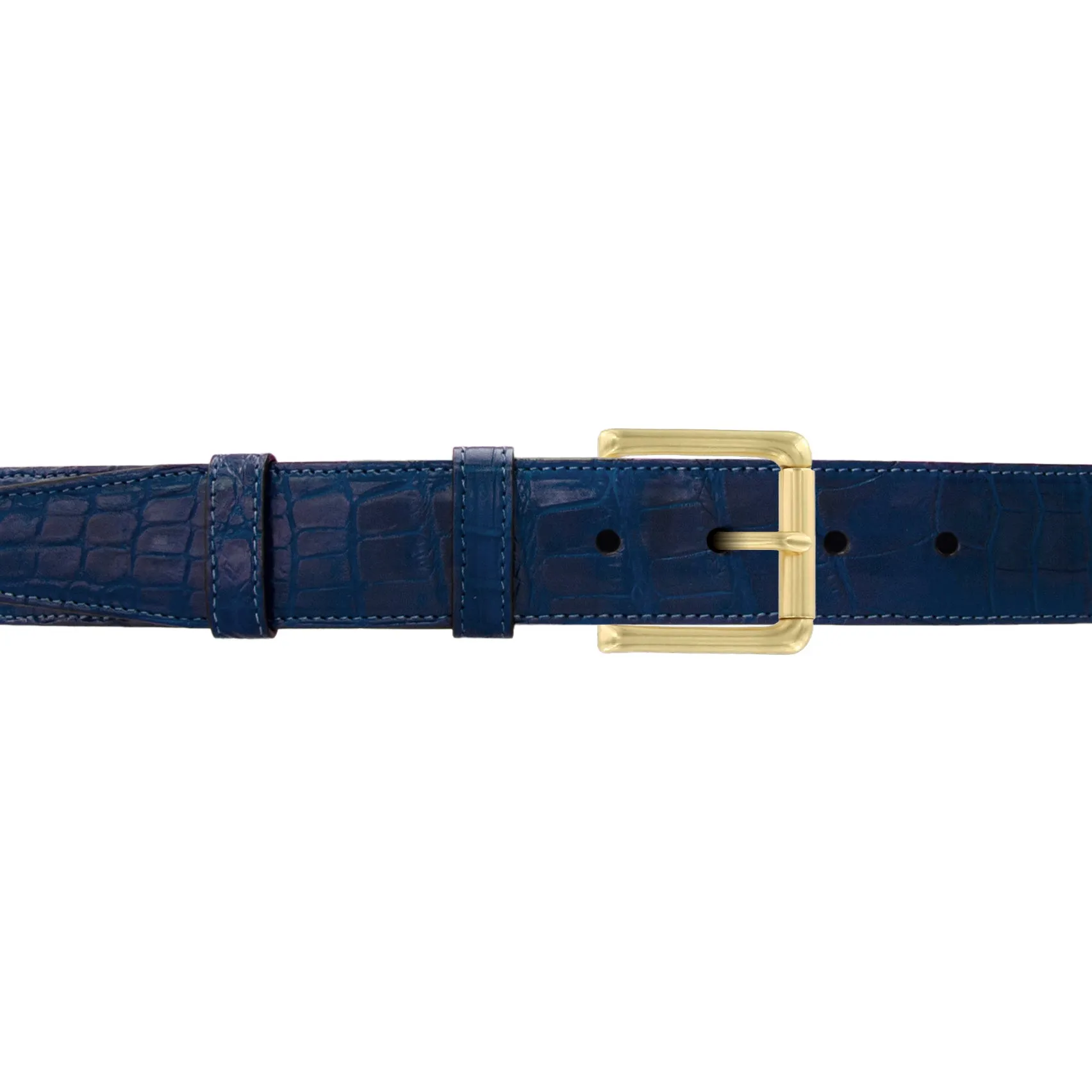 1 1/2" Royal Seasonal Belt with Austin Casual Buckle in Brass