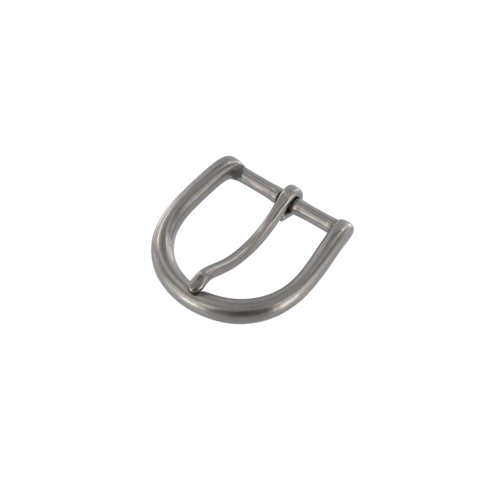 1 1/4" Midnight Classic Belt with Denver Casual Buckle in Matt Nickel