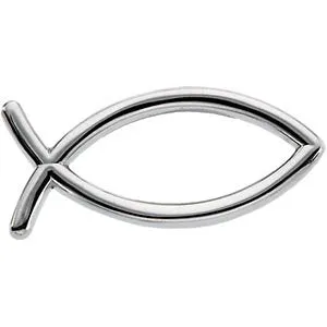 10k Yellow Gold 6.5x14mm Fish Lapel Pin