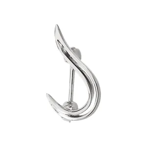14k White Gold Fashion Brooch