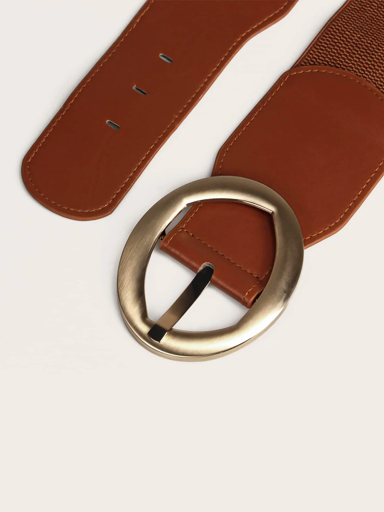 1pc Oval Buckle Belt