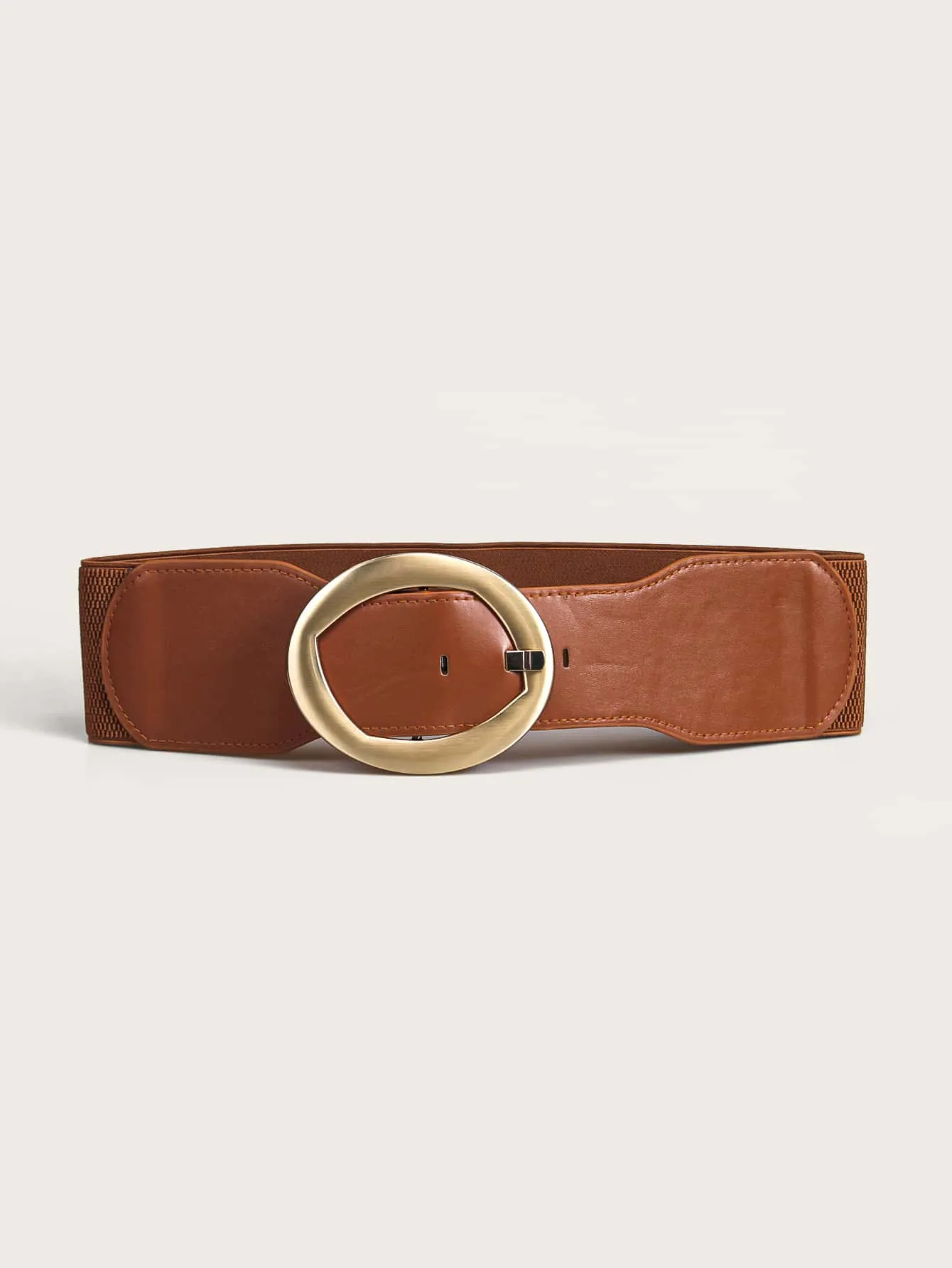 1pc Oval Buckle Belt