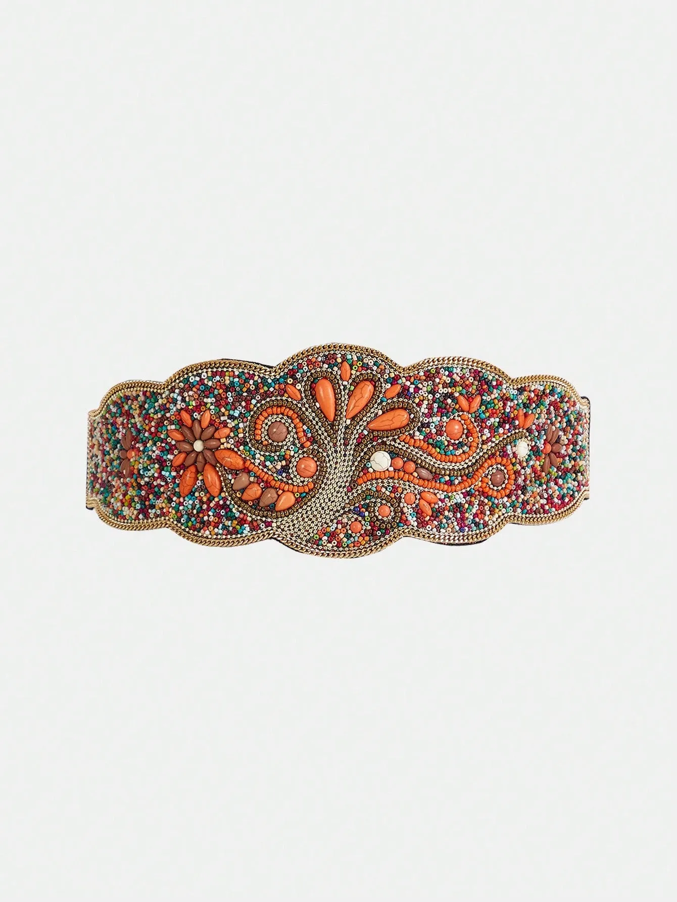 1pc Turquoise Flower Waist Belt