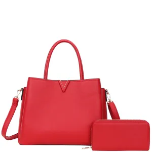 2 in 1  Satchel/Wallet Set