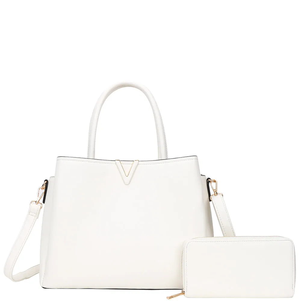 2 in 1  Satchel/Wallet Set
