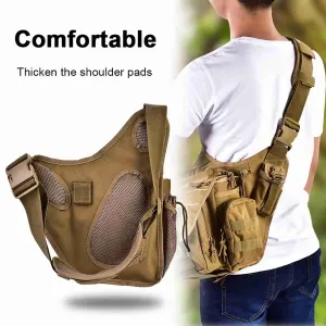 2025 New  Men Military Chest Shoulder Bag Pack