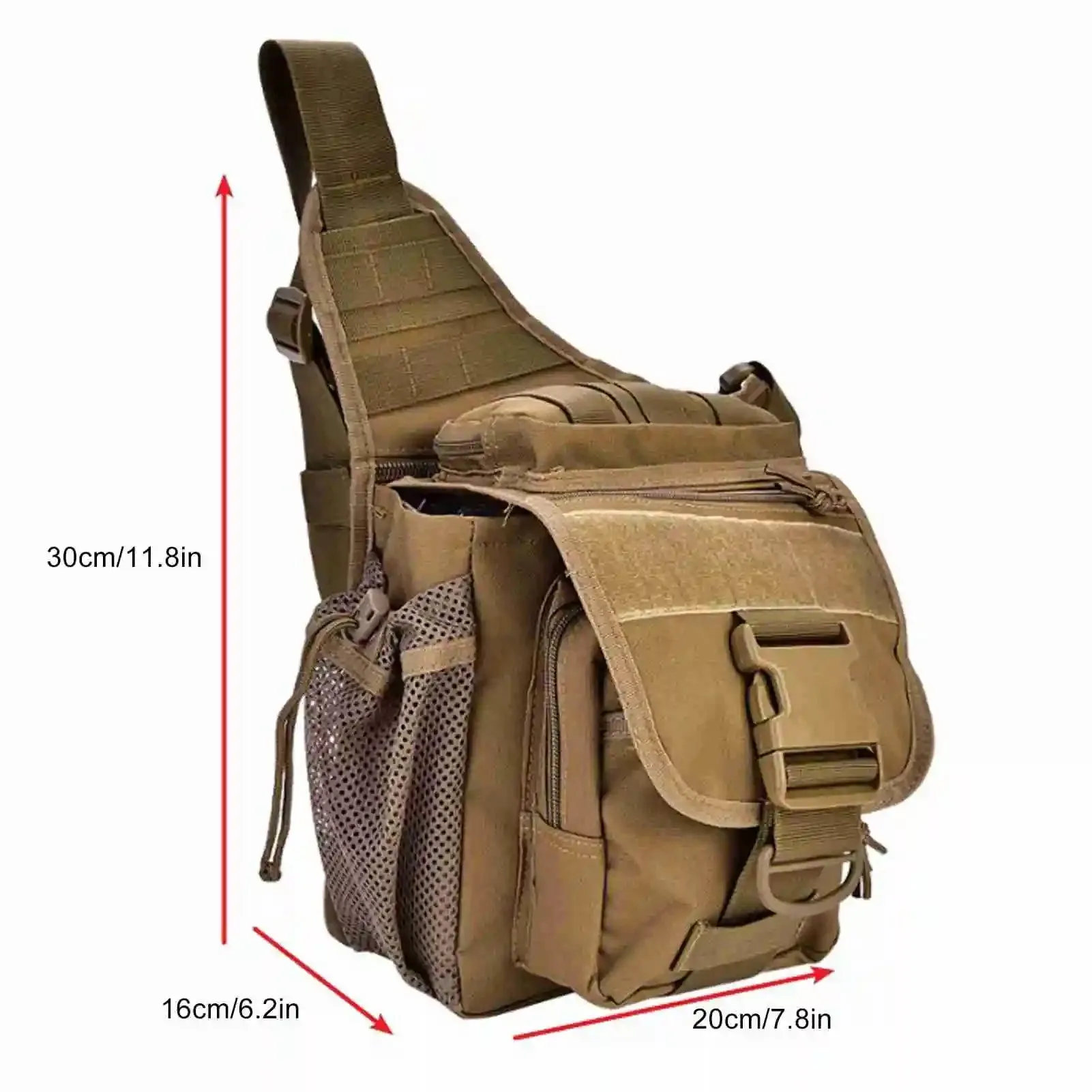 2025 New  Men Military Chest Shoulder Bag Pack