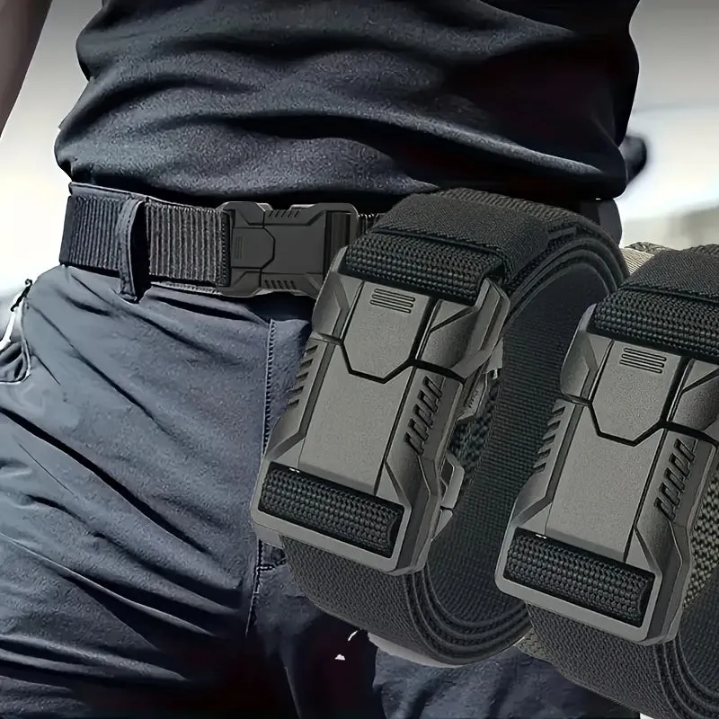 2pcs Mens Elastic Quick Release Training Belt Adjustable & Comfortable