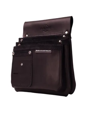 3 Large Pocket Nail Bag - Black