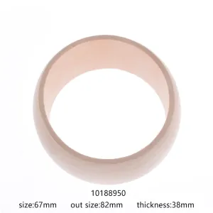 67mm unfinished round natural bangle raw wood bangle Gift for Her Jewelry Supply  ready to be painted 2pcs