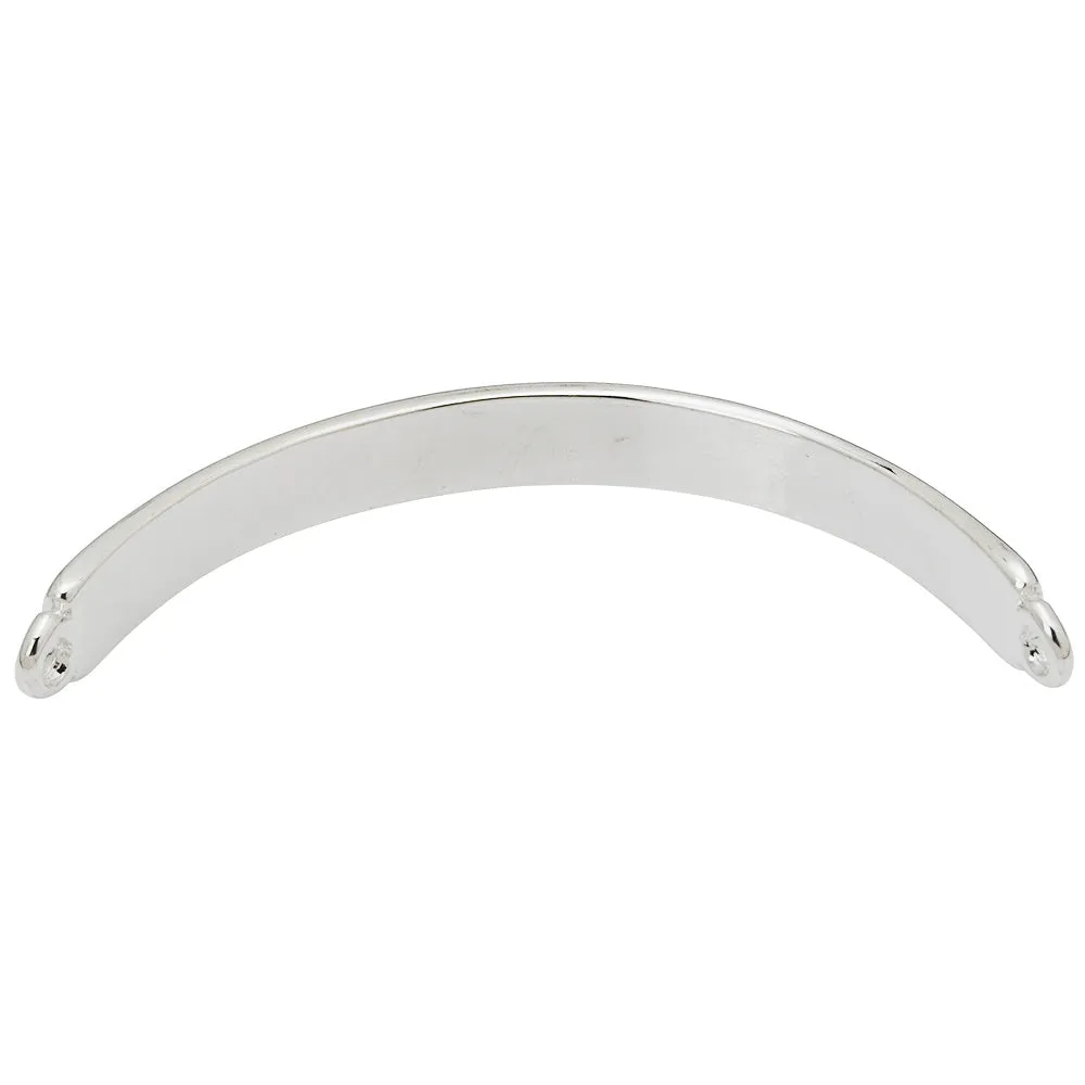7*54mm Jewelry Bangle Connector,Silver plated,curve Suitable for wrist,Easy use,Zinc Alloy Filled,20pcs/lot