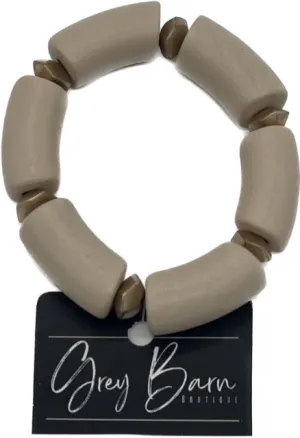 Acrylic Bead Elastic Bracelet