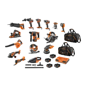 AEG 18V FUSION/Brushless 15-Piece 5Ah FORCE Kit