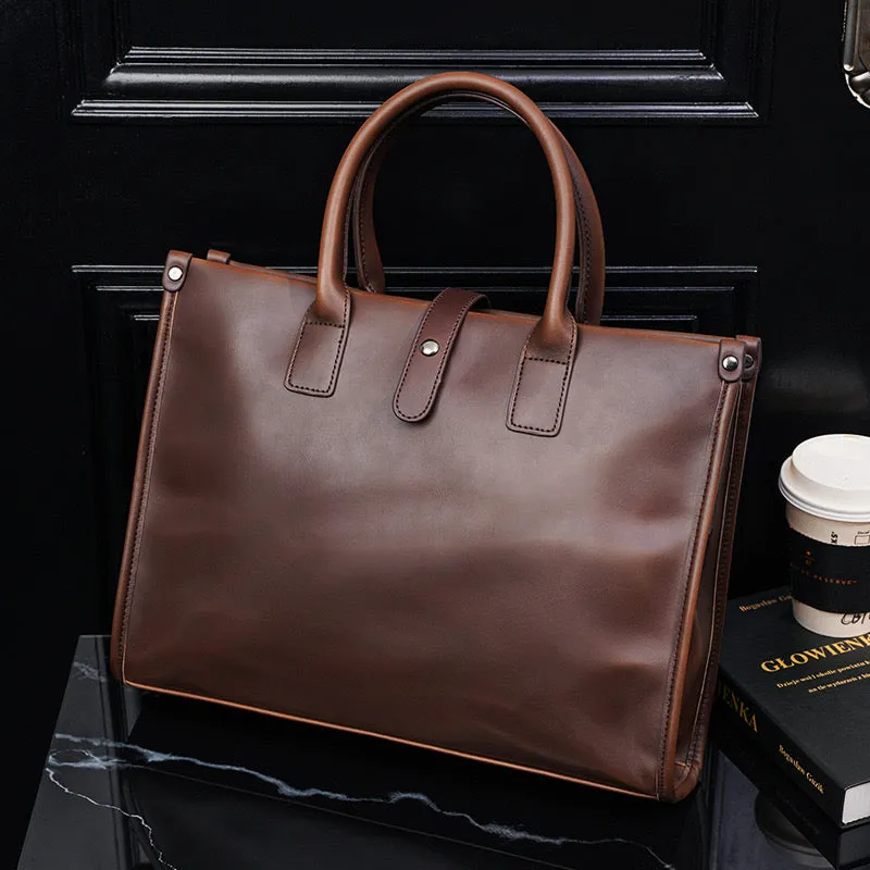 Aleah Satchel (Laptop) Bag - Brown