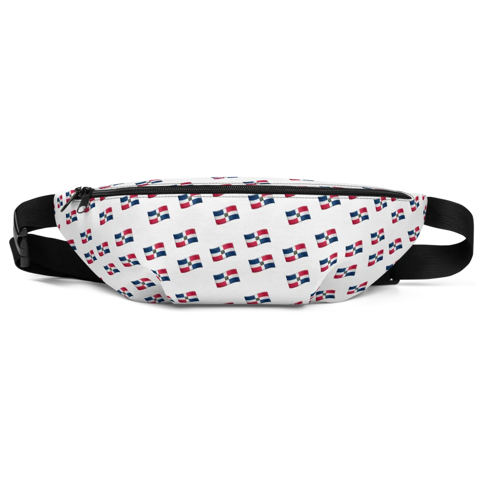 All-Over Emoji República Dominicana Flag Fanny Pack