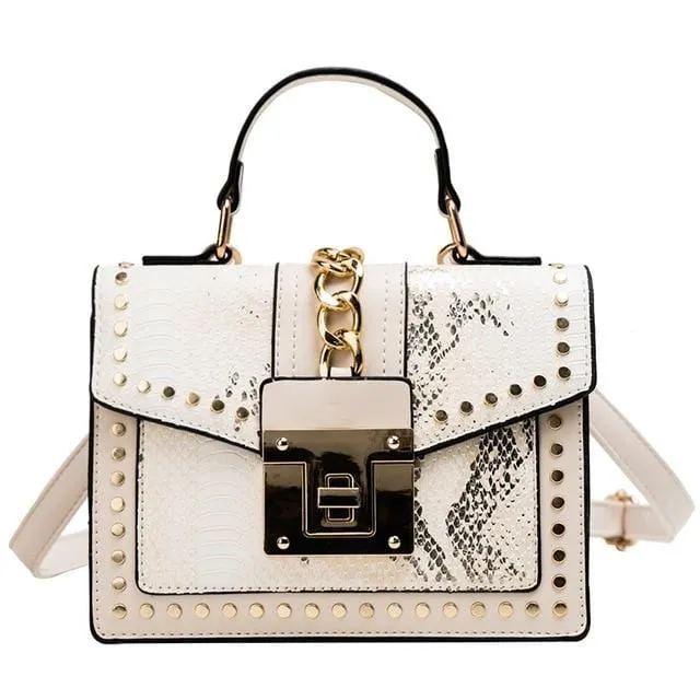 Alligator Print  Women Satchel