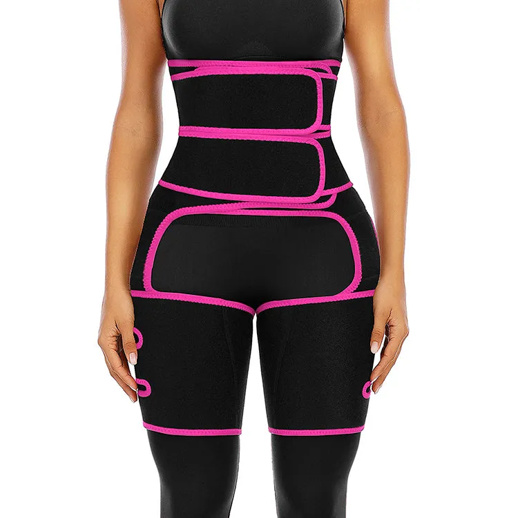 Amazing 3 in 1 Double Waist Trimmer, Thigh Eraser And Butt Lifter