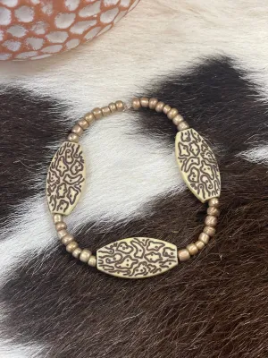 Angela Catirina Jones Boho Blessings 3 pc Stretch Bracelet Set