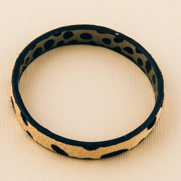 Animal Print Bangle Bracelet