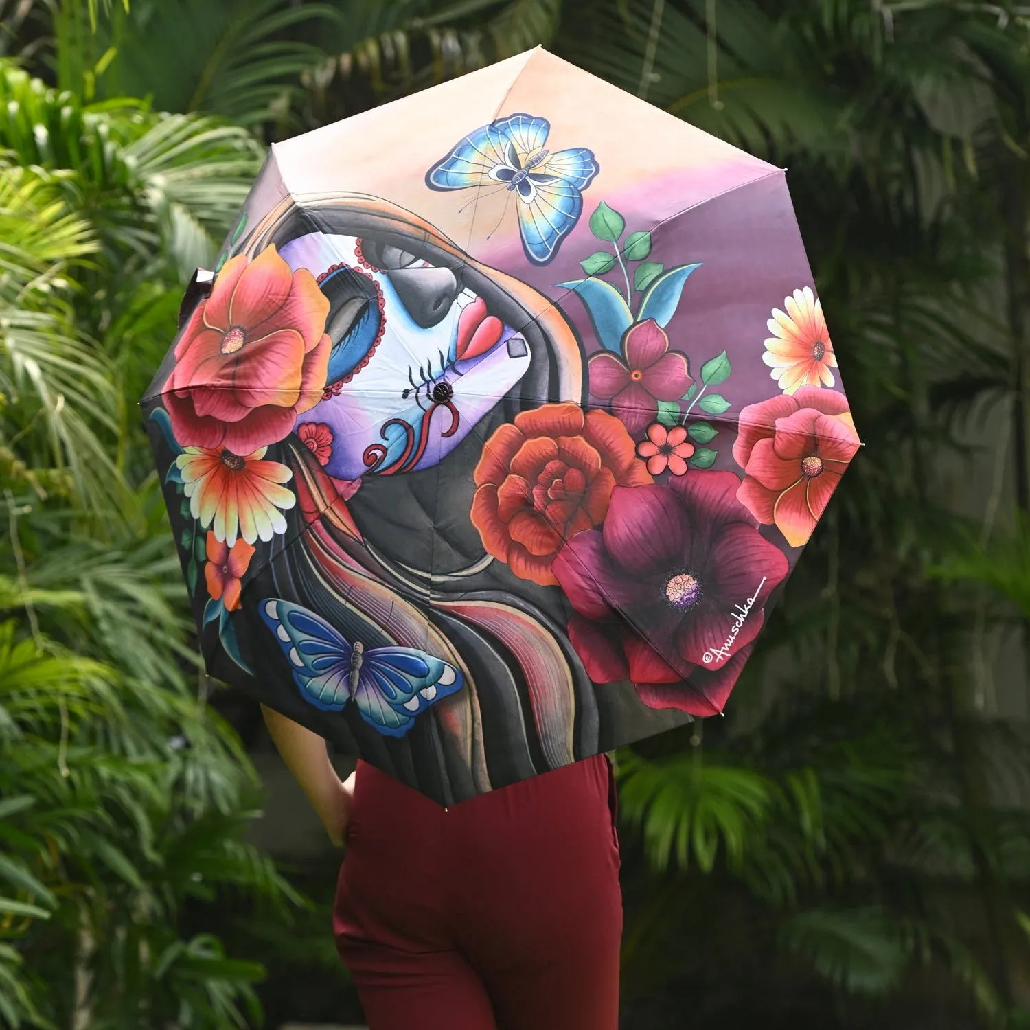 Auto Open/ Close Printed Umbrella - 3100