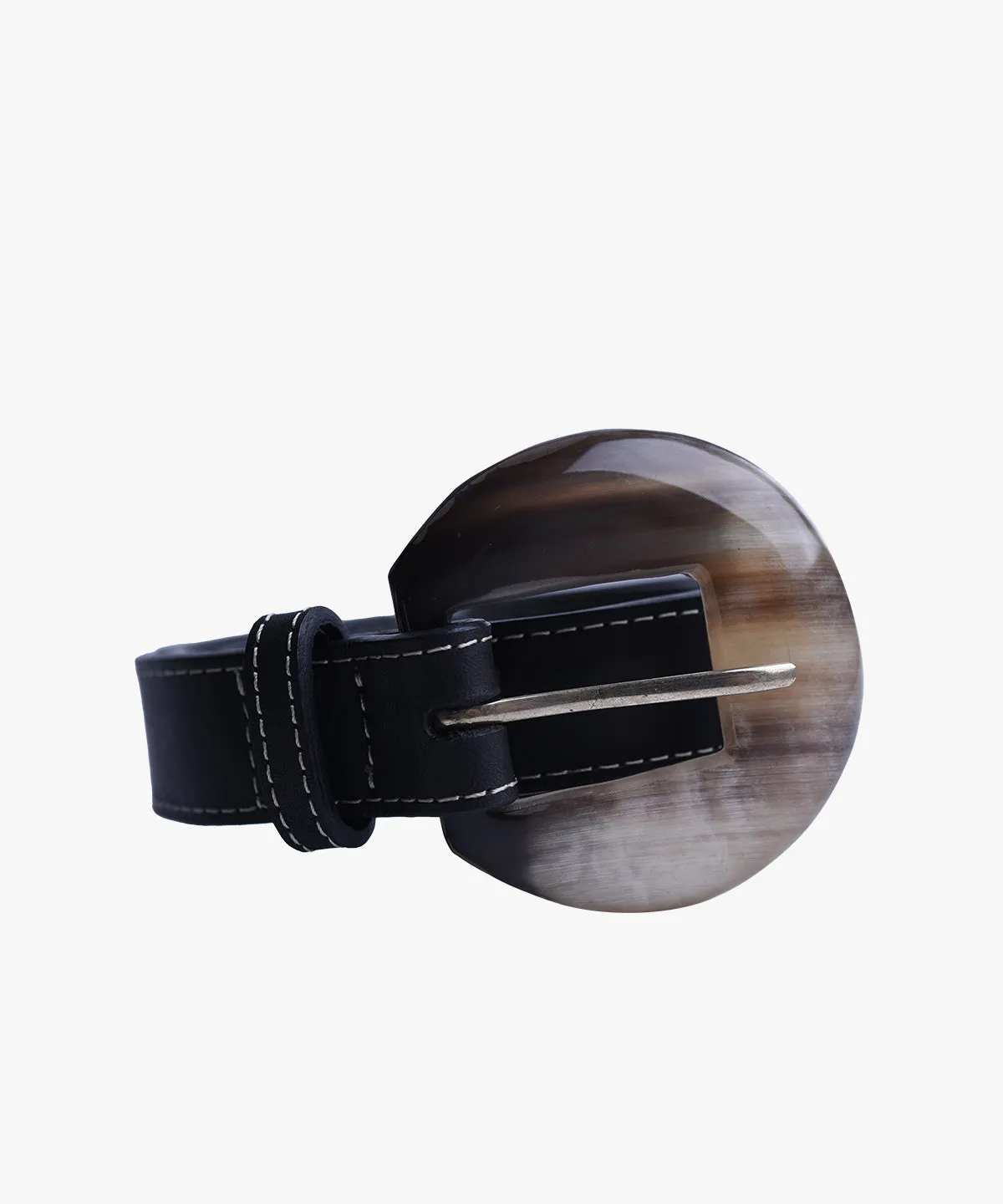 Azza Round Belt in Leather