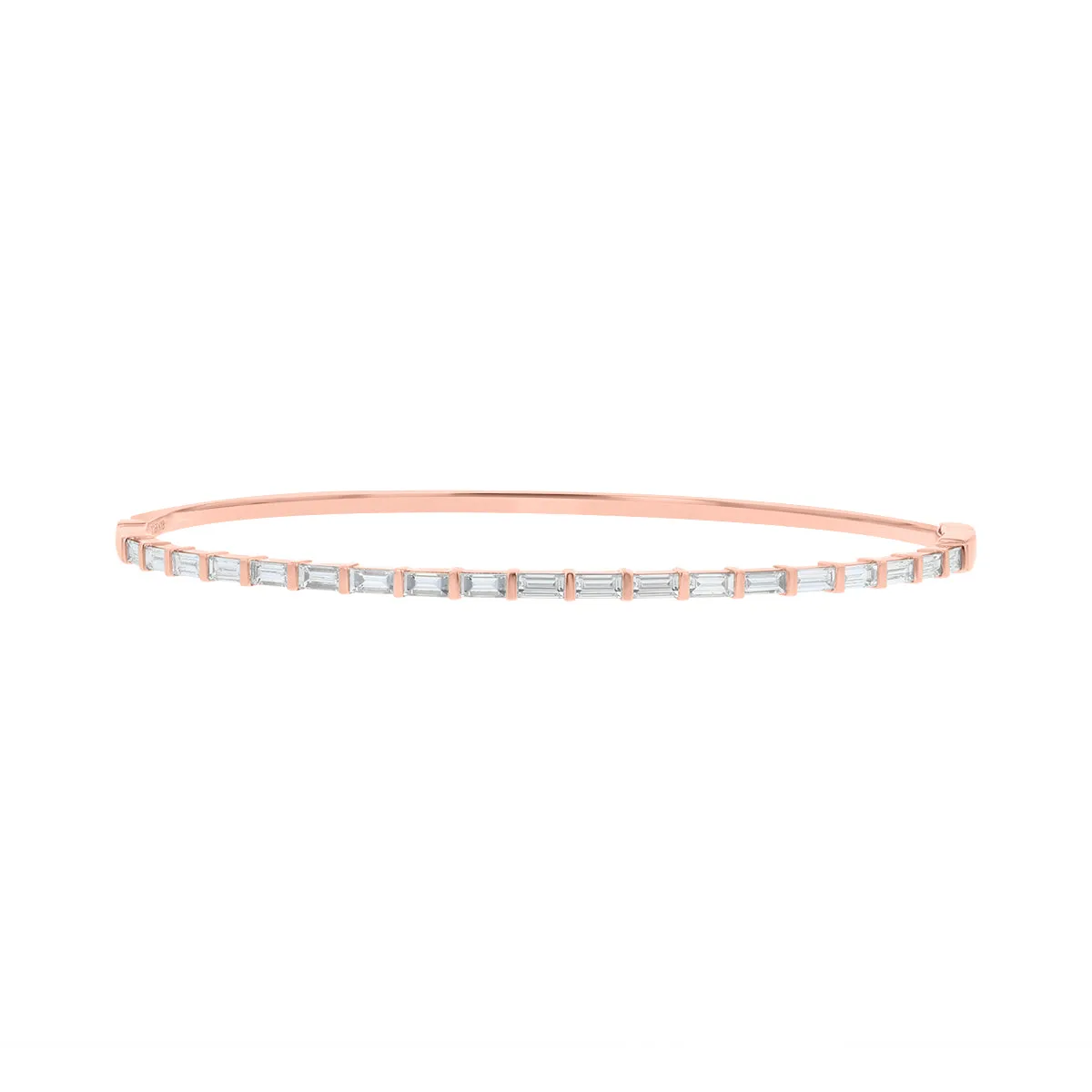 Baguette Diamond Bangle