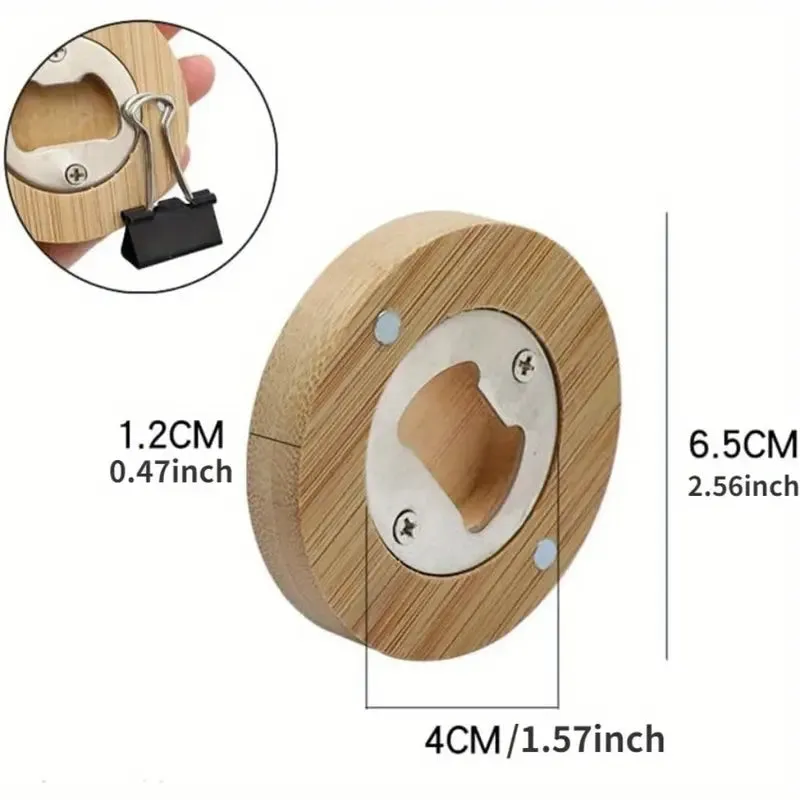 Bamboo Wood Bottle Opener