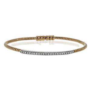 Bangle in 18k Gold with Diamonds