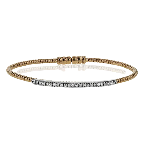 Bangle in 18k Gold with Diamonds