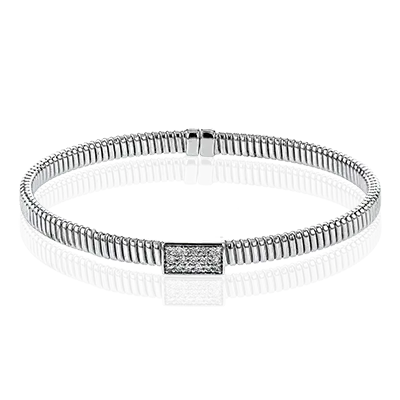 Bangle in 18k Gold with Diamonds
