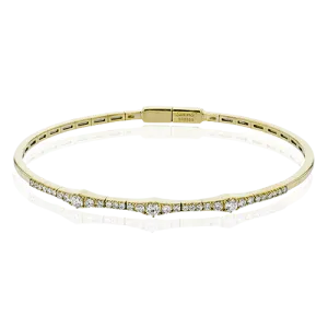 Bangle in 18k Gold with Diamonds