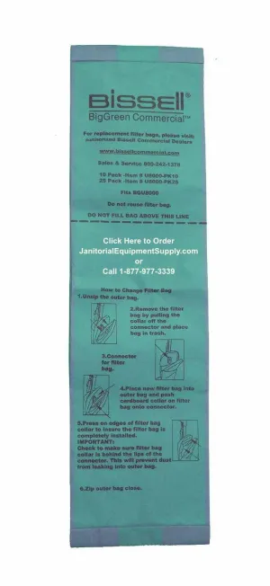BISSELL® BGU8000 Replacement Vacuum Filter Bags 10pk