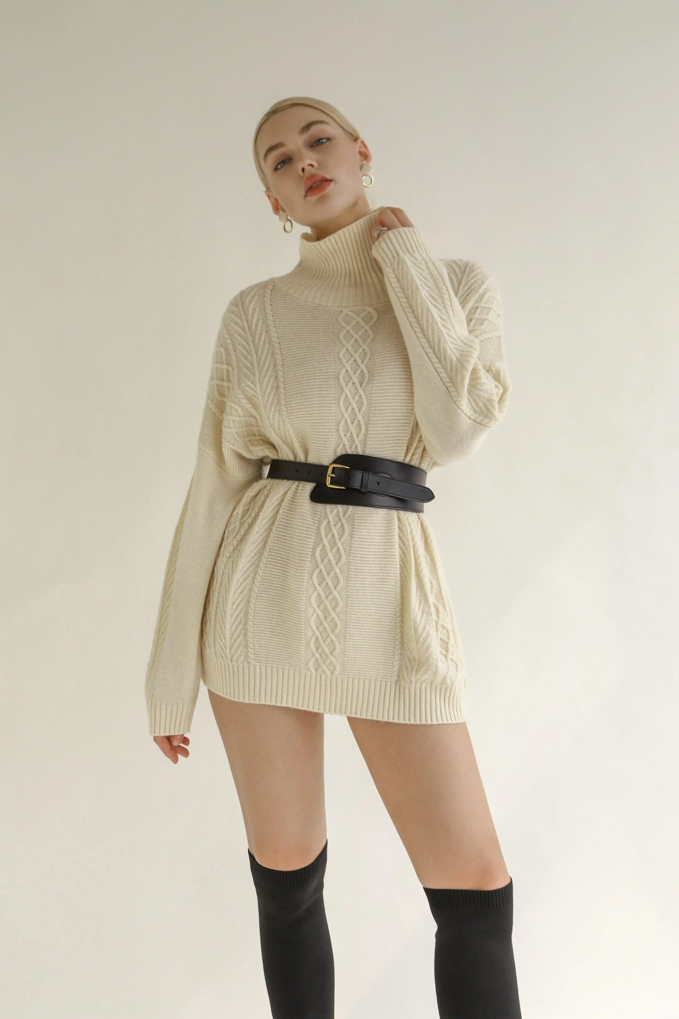 Blanca Leather Waist Belt