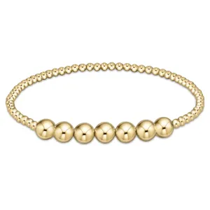 BLISS Gold 3mm Beaded Bracelet
