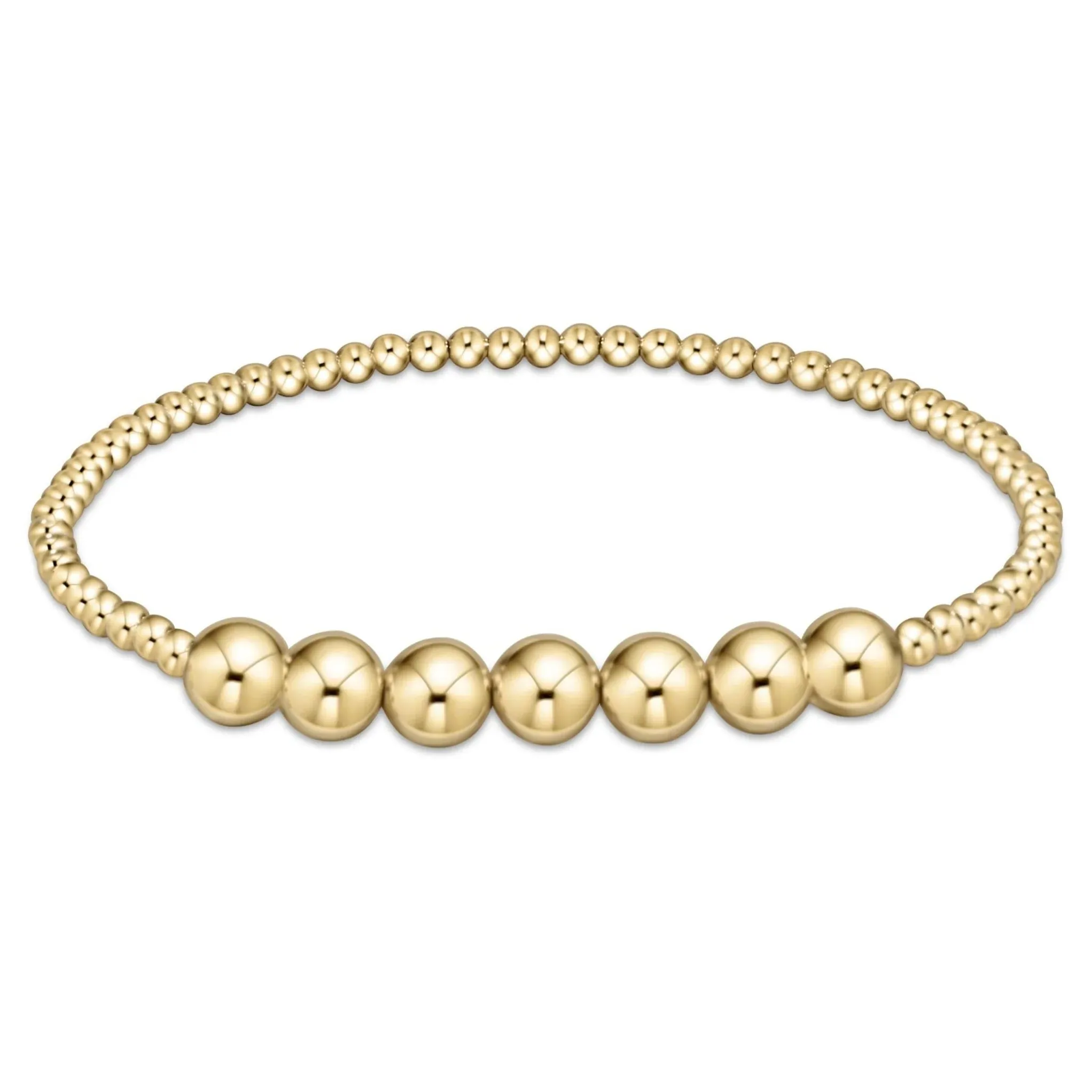 BLISS Gold 3mm Beaded Bracelet