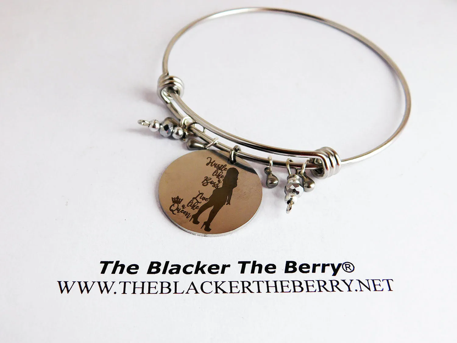 Boss Bangle Queen Jewelry Silver Jewelry