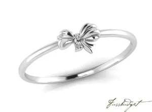 Bow Sterling Silver Baby Bracelet Bangle