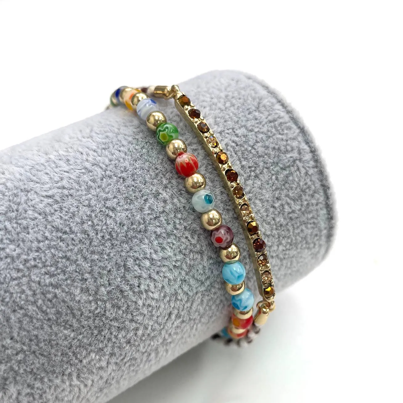 Braided and Beads Boho Bracelets
