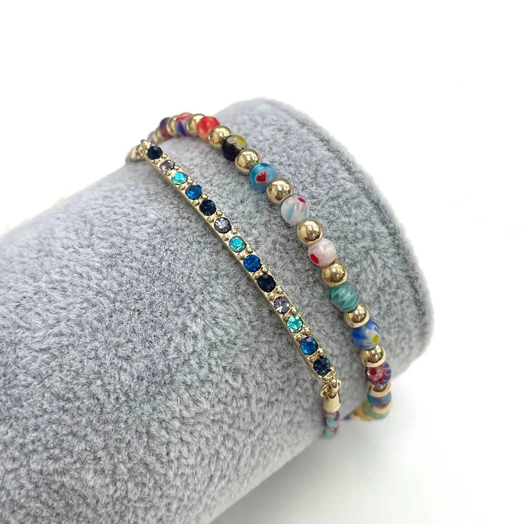 Braided and Beads Boho Bracelets