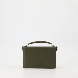 Brown Leather Lunch Bag