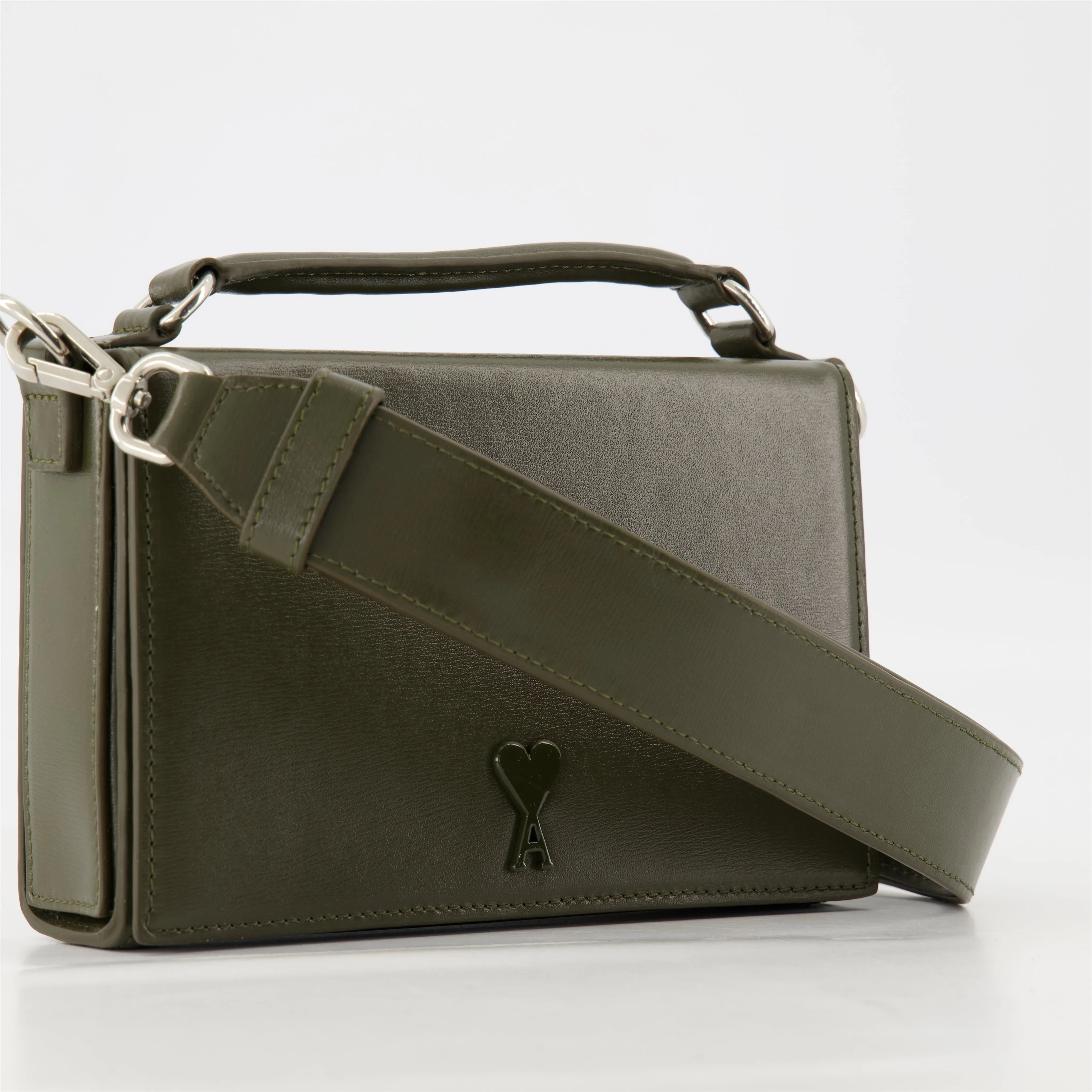 Brown Leather Lunch Bag