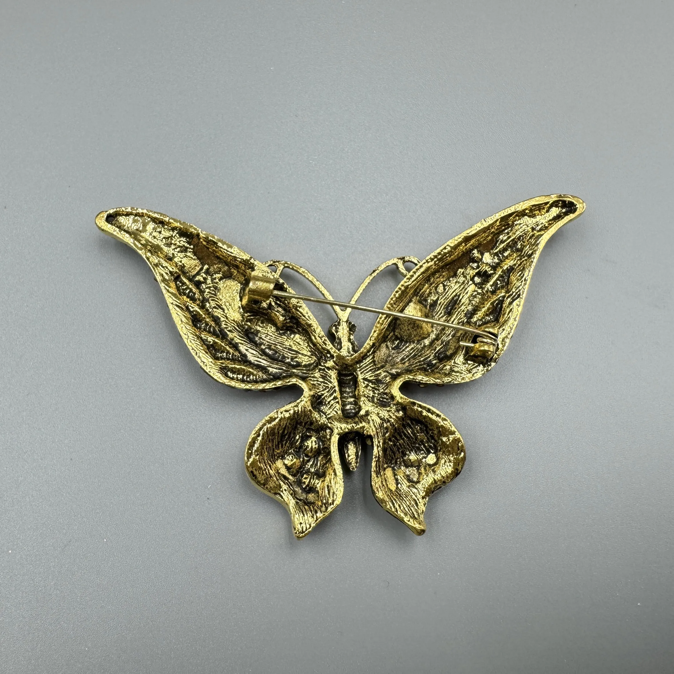 Butterfly Rhinestone Brooch Pin PA5180