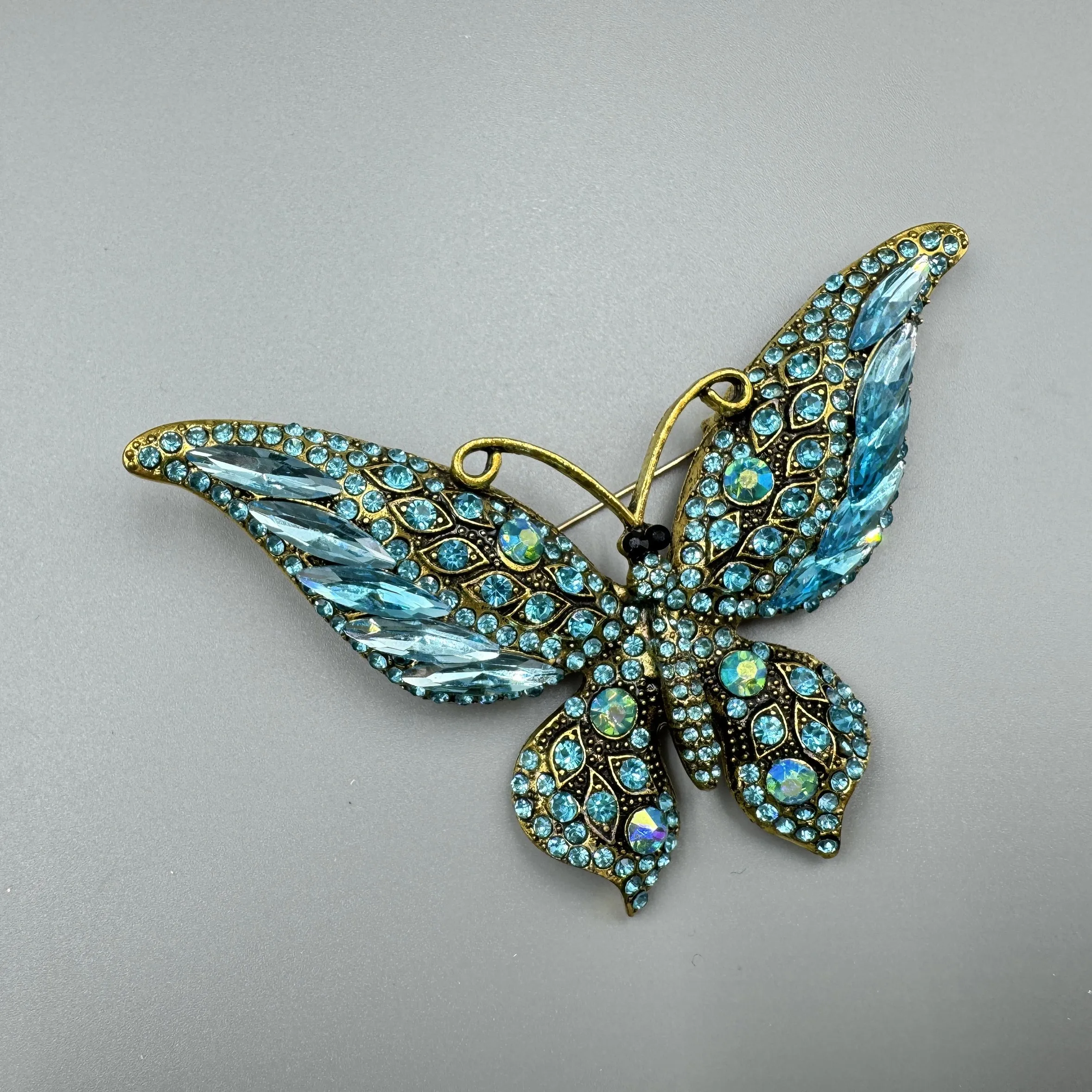 Butterfly Rhinestone Brooch Pin PA5180