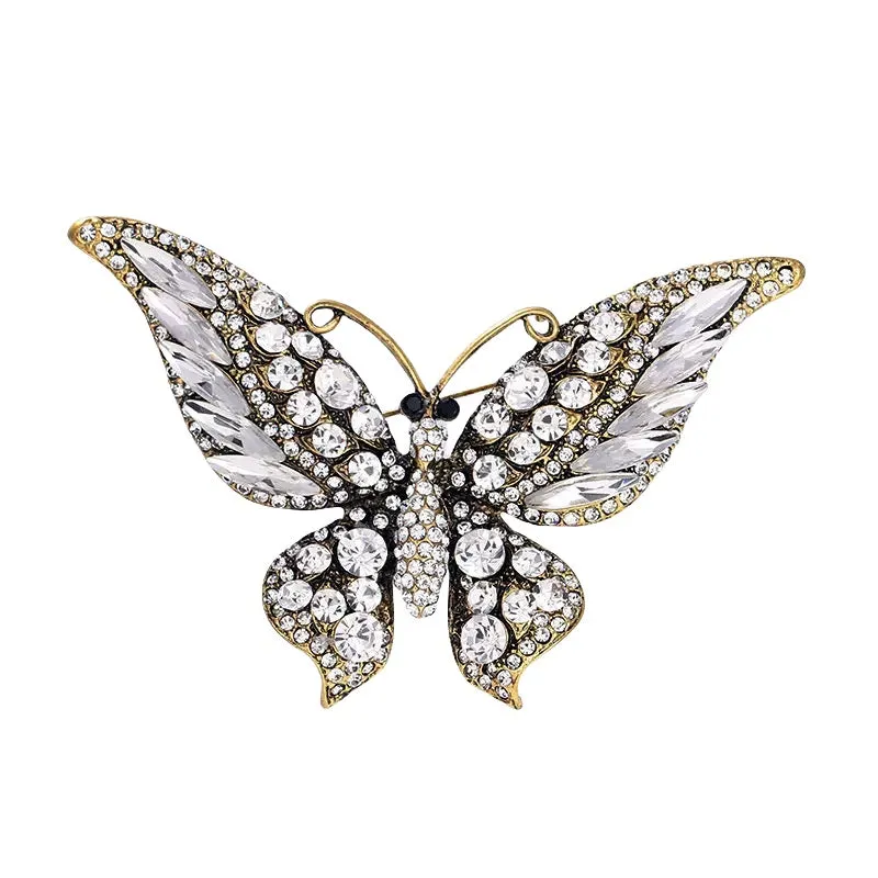 Butterfly Rhinestone Brooch Pin PA5180