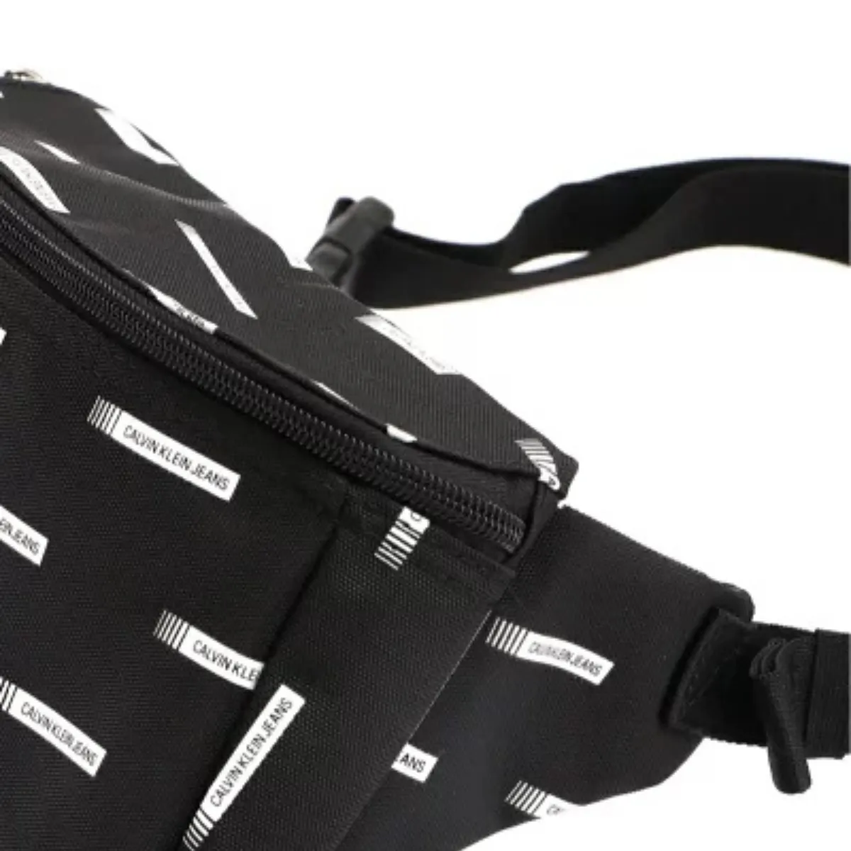 Calvin Klein Waist Bag Allover Print Logo ZM0ZM02132 - BLKWHT