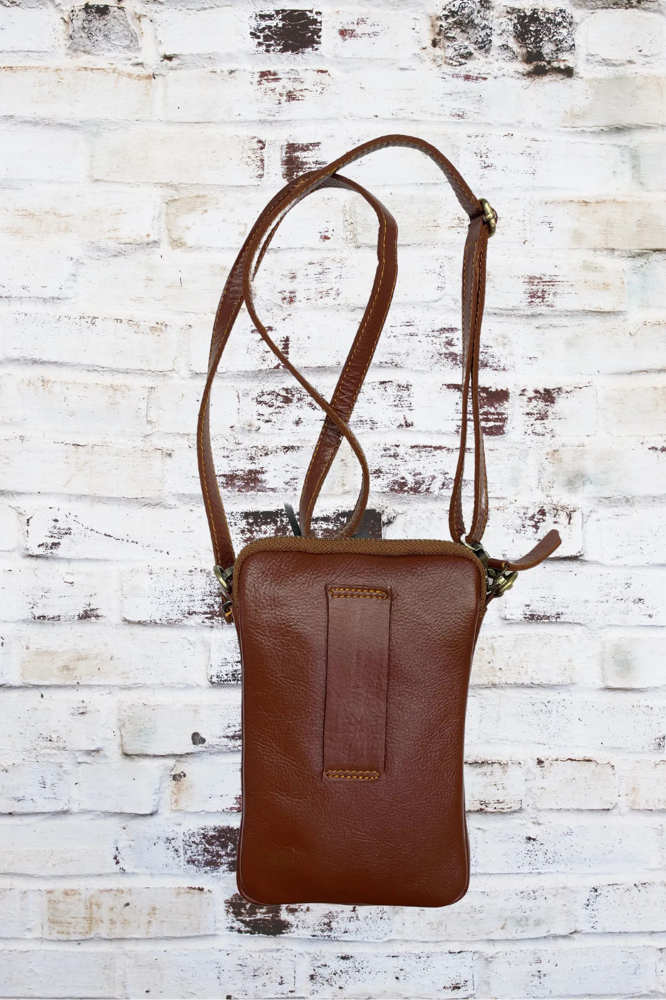 'Capri' Mini Leather Essential Phone Pouch
