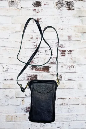 'Capri' Mini Leather Essential Phone Pouch