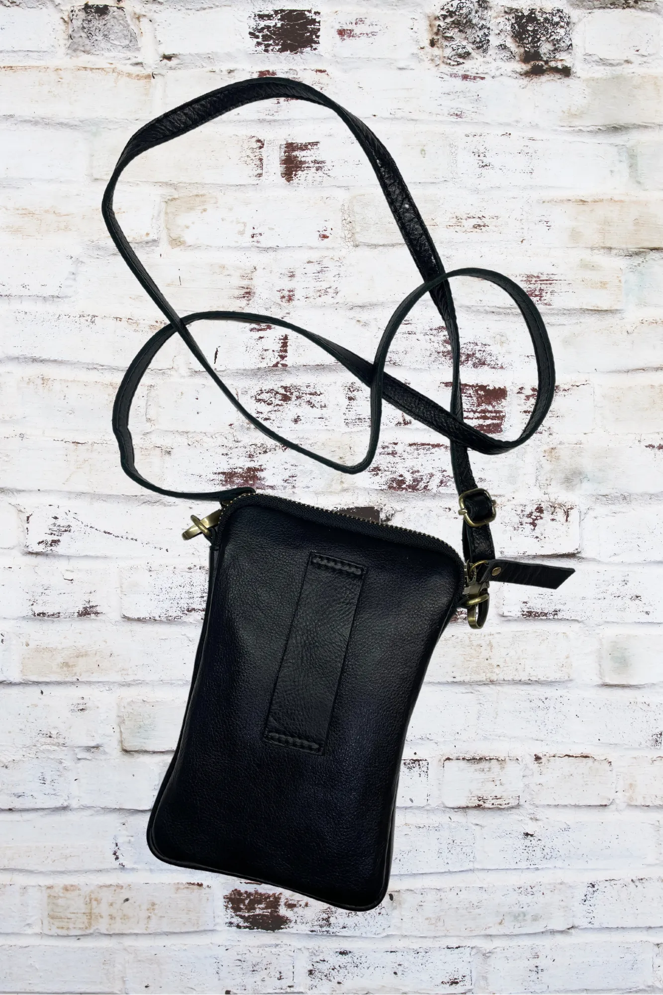 'Capri' Mini Leather Essential Phone Pouch