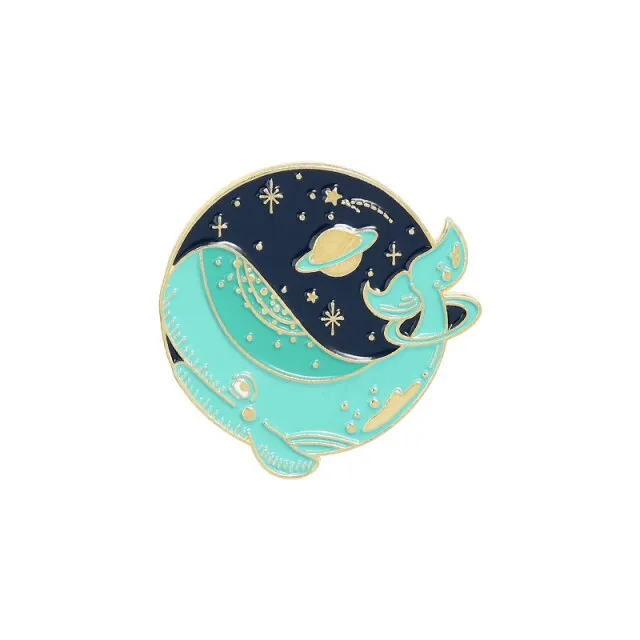 Cartoon Whale Pins